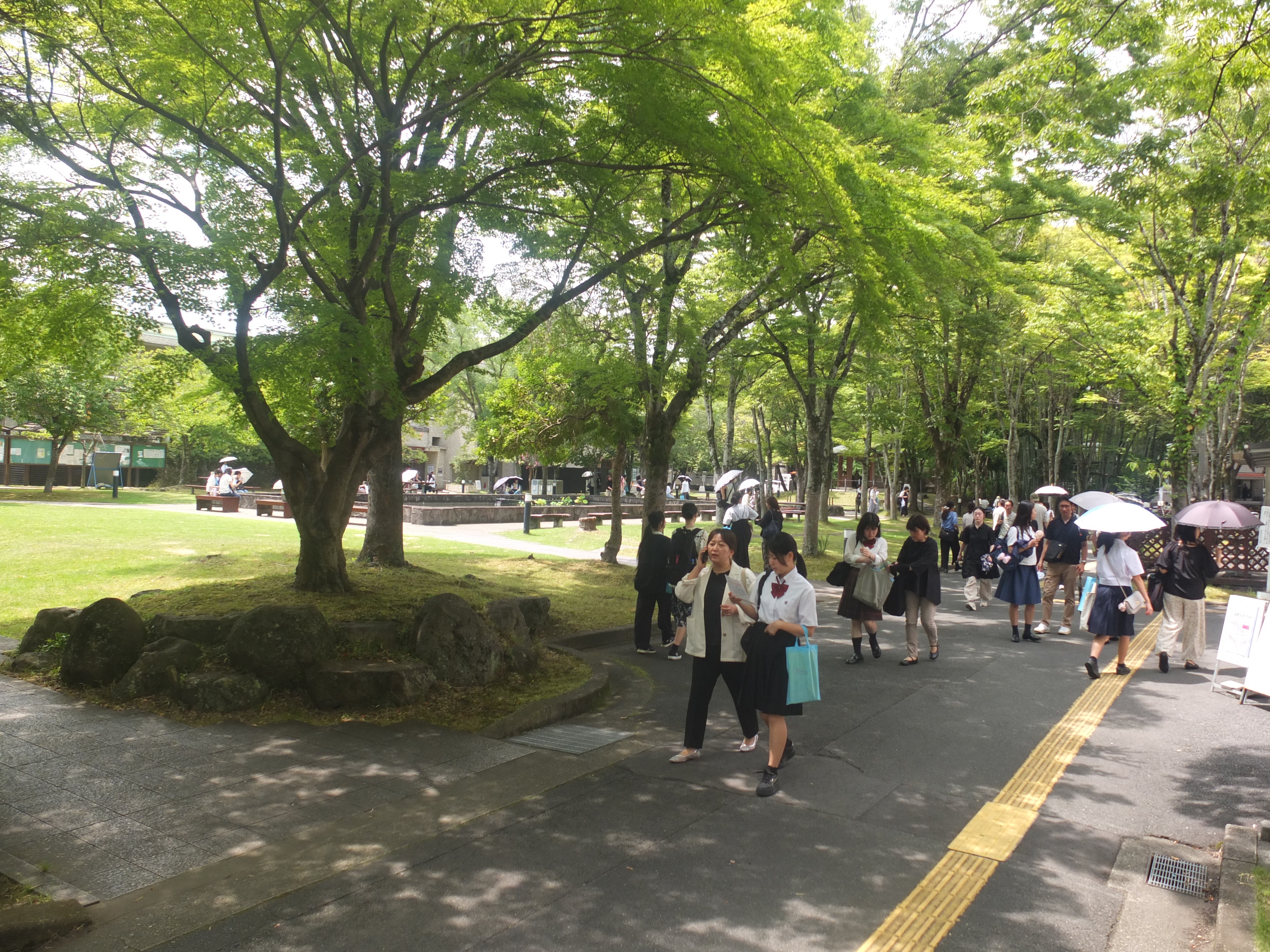 写真：学内の様子